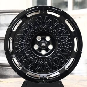 Land Rover OEM-Style Gloss Black Lattice Mesh Forged Wheels – Land Rover Range Rover / Defender Fitment (5-Lug)