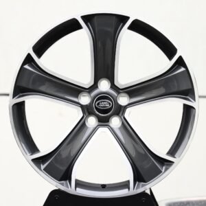 Land Rover OEM-Style Gunmetal / Machined 5-Spoke Forged Wheels – Land Rover Range Rover / Defender Fitment (5-Lug)
