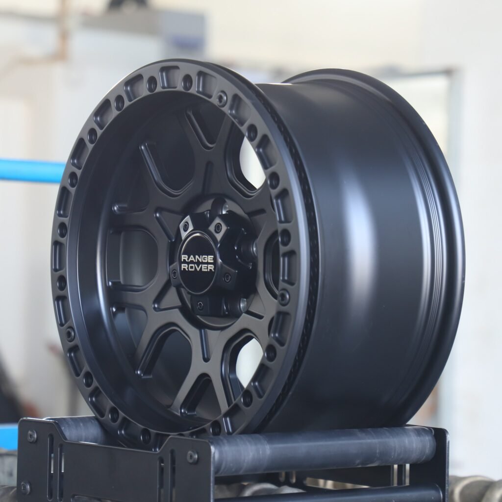 5x120 wheels – Gloss Black Custom, side view