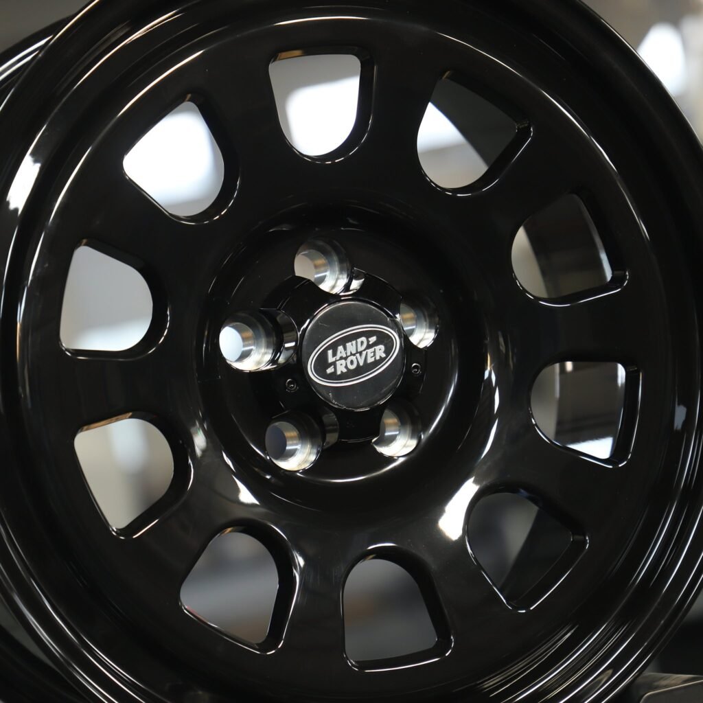 BMW M3 F80 wheels – Gloss Black Custom, lip and barrel detail