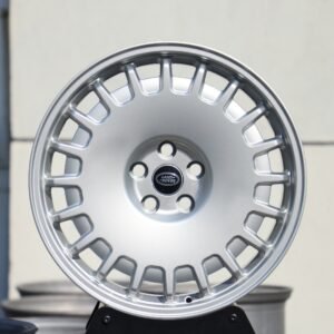 Land Rover Style Matte Silver Full-Face Forged Wheels – Land Rover Range Rover / Land Rover Defender Fitment (5-Lug)