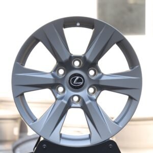 Lexus OEM-Style Light Gray 6-Spoke Off-Road Forged Wheels – Lexus GX / LX Fitment (6-Lug)