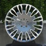 Mercedes-Benz E-Class / S-Class Forged Wheels – Brushed Silver Full-Face Machined Face