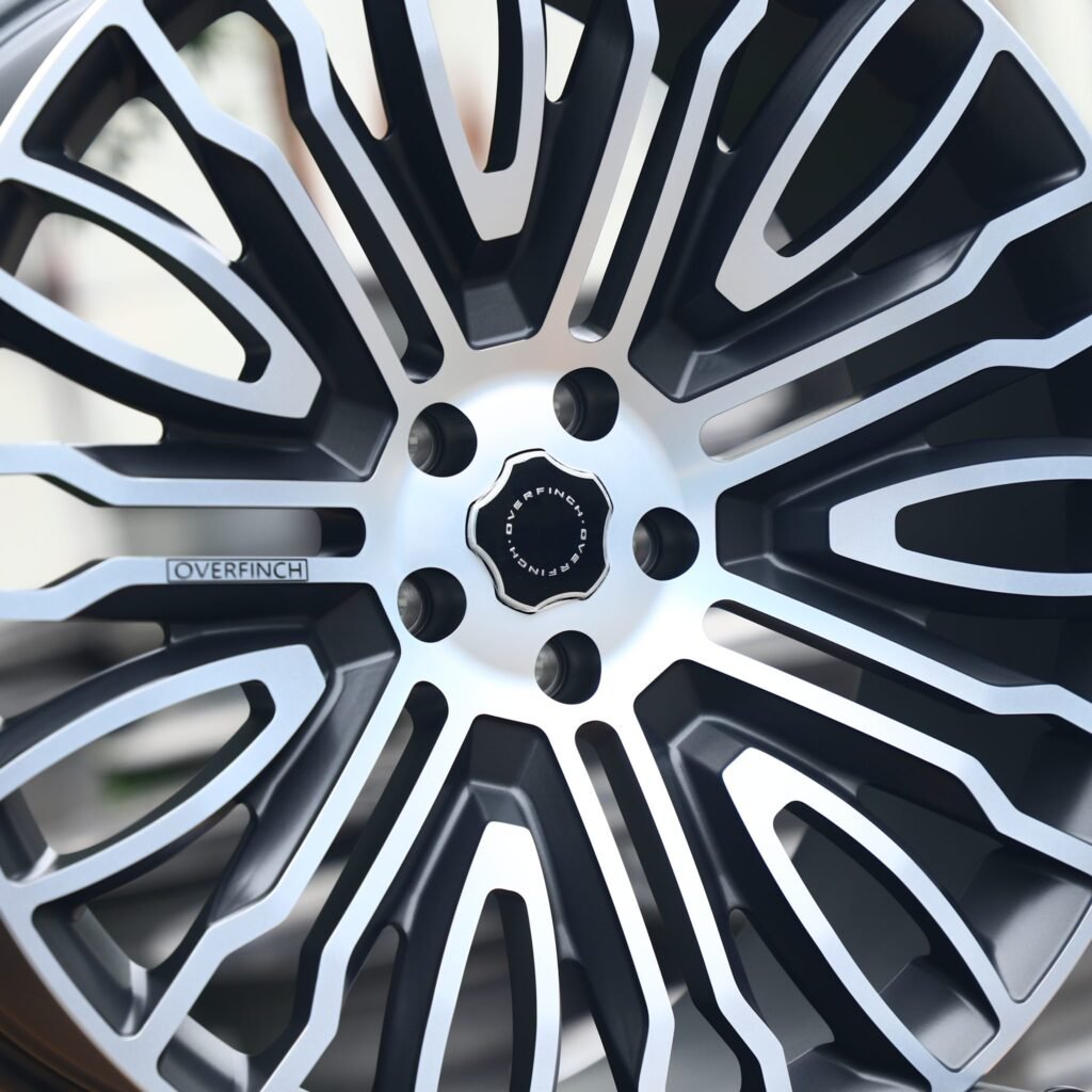 BMW M4 F82 wheels – Light Gunmetal Machined Face, lip and barrel detail