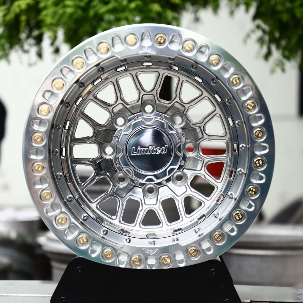 Полированные кованые бедлок-диски для Ford F-250 Super Duty и Chevrolet Silverado HD, в стиле Limited, многоспицевые — ANK-79180