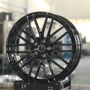 Lincoln Style Matte Silver 10 Y-Spoke Forged Wheels – Lincoln Continental / Lincoln Aviator Fitment (5-Lug)