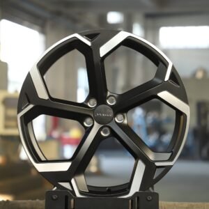 Lynk & Co OEM-Style Black / Machined 5-Blade Forged Wheels – Lynk & Co 01 Fitment (5-Lug)