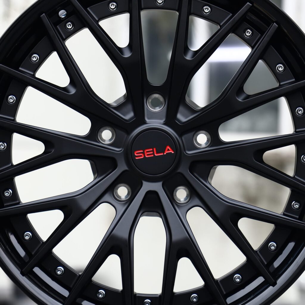 BMW M4 F82 wheels – Matte Black 10 Y-Spoke Riveted, lip and barrel detail