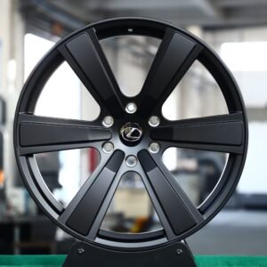 Lexus IS / LS Forged Wheels – Matte Black 6-Spoke