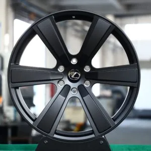 Lexus IS / LS Forged Wheels – Matte Black 6-Spoke