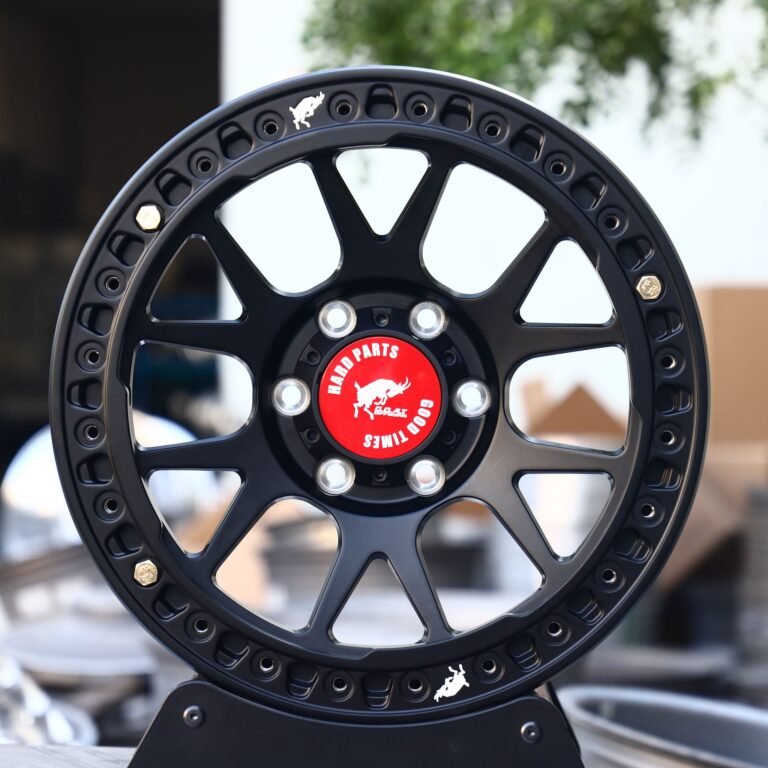 Ford F-150 wheels – Matte Black, front view