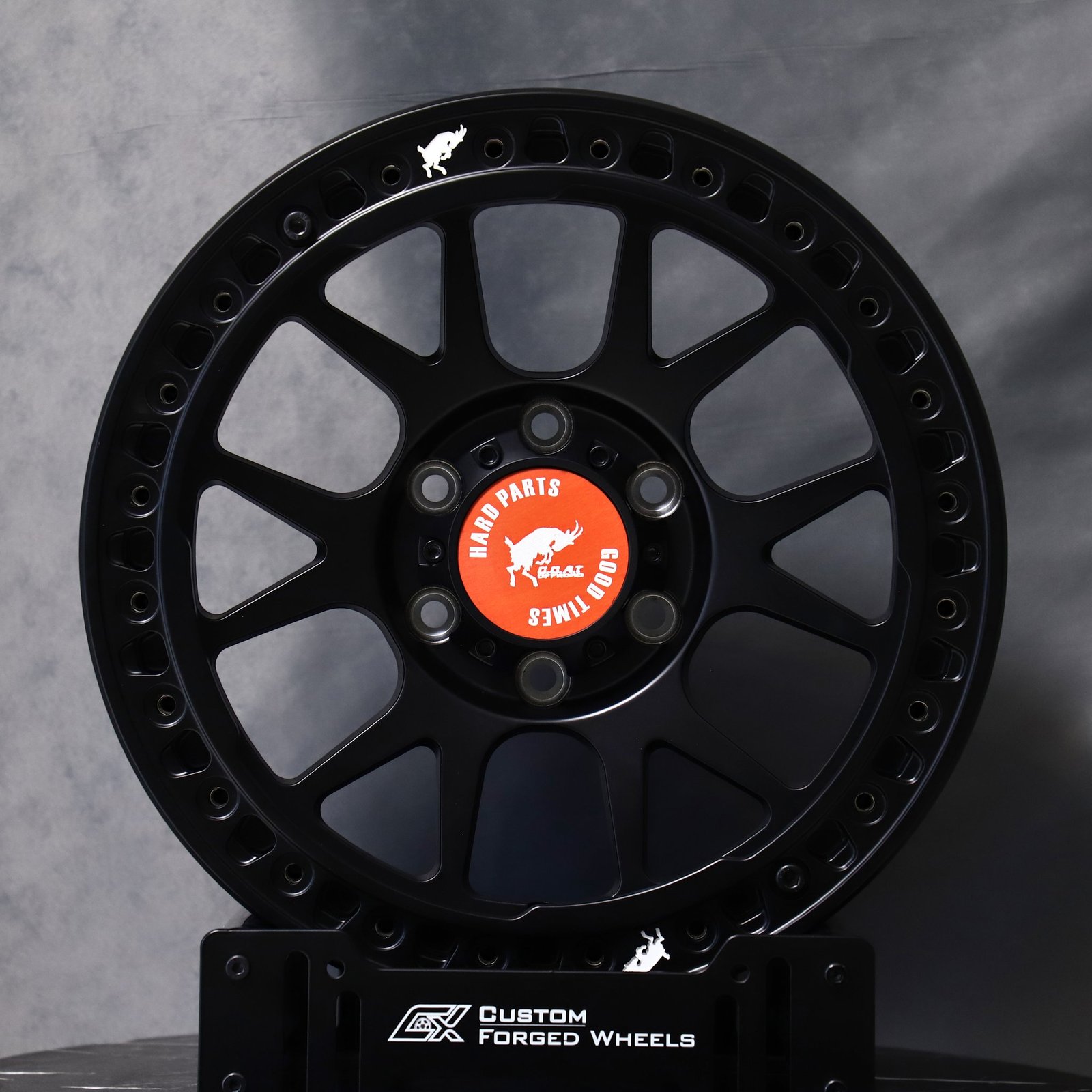 Ford F-150 wheels – Matte Black, front view
