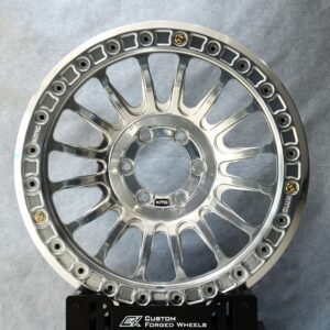 Ford F-150 / Chevrolet Silverado Off-Road Beadlock 6-Lug Forged Wheels – Matte Black – Design 2