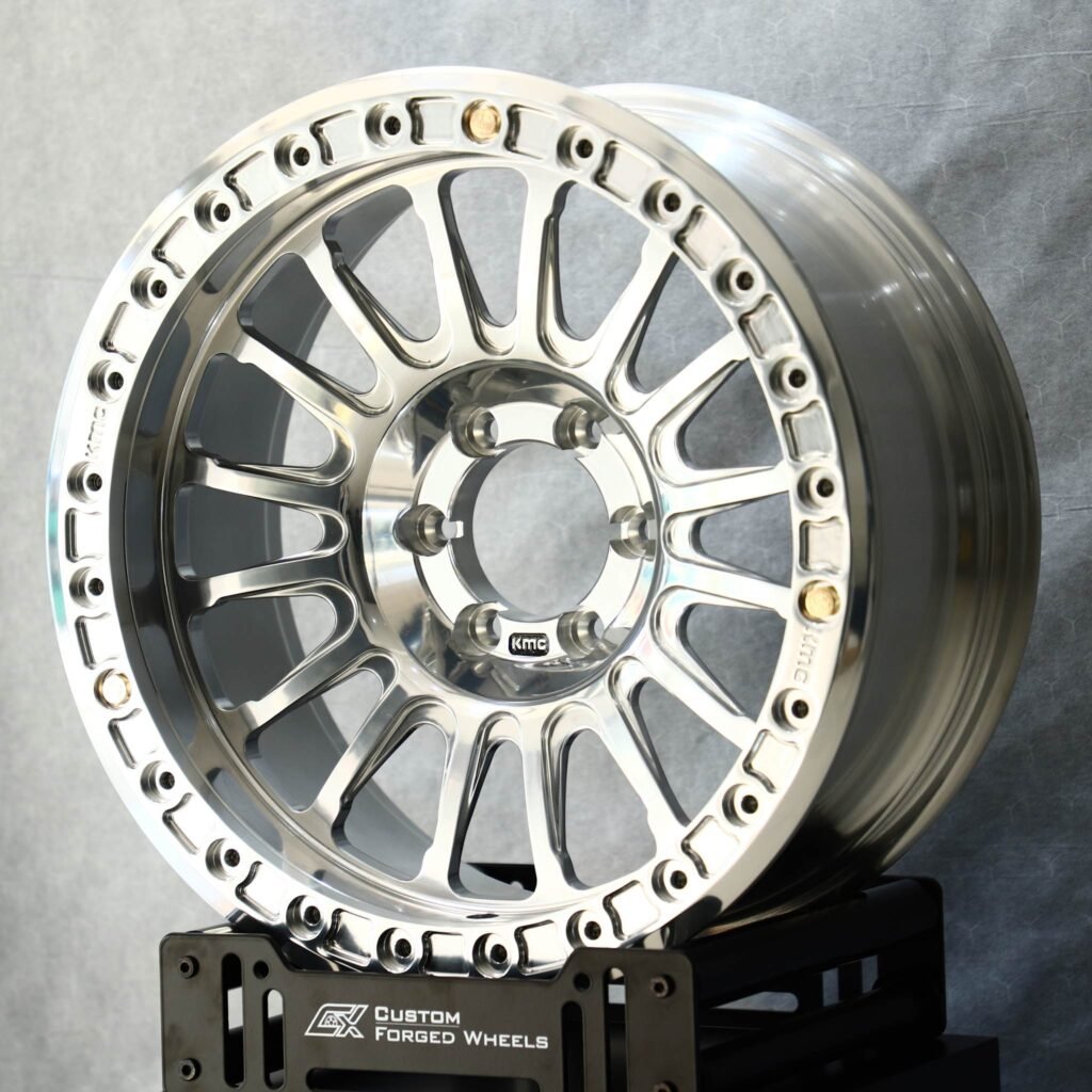 Chevrolet Silverado wheels – Matte Black, angled view