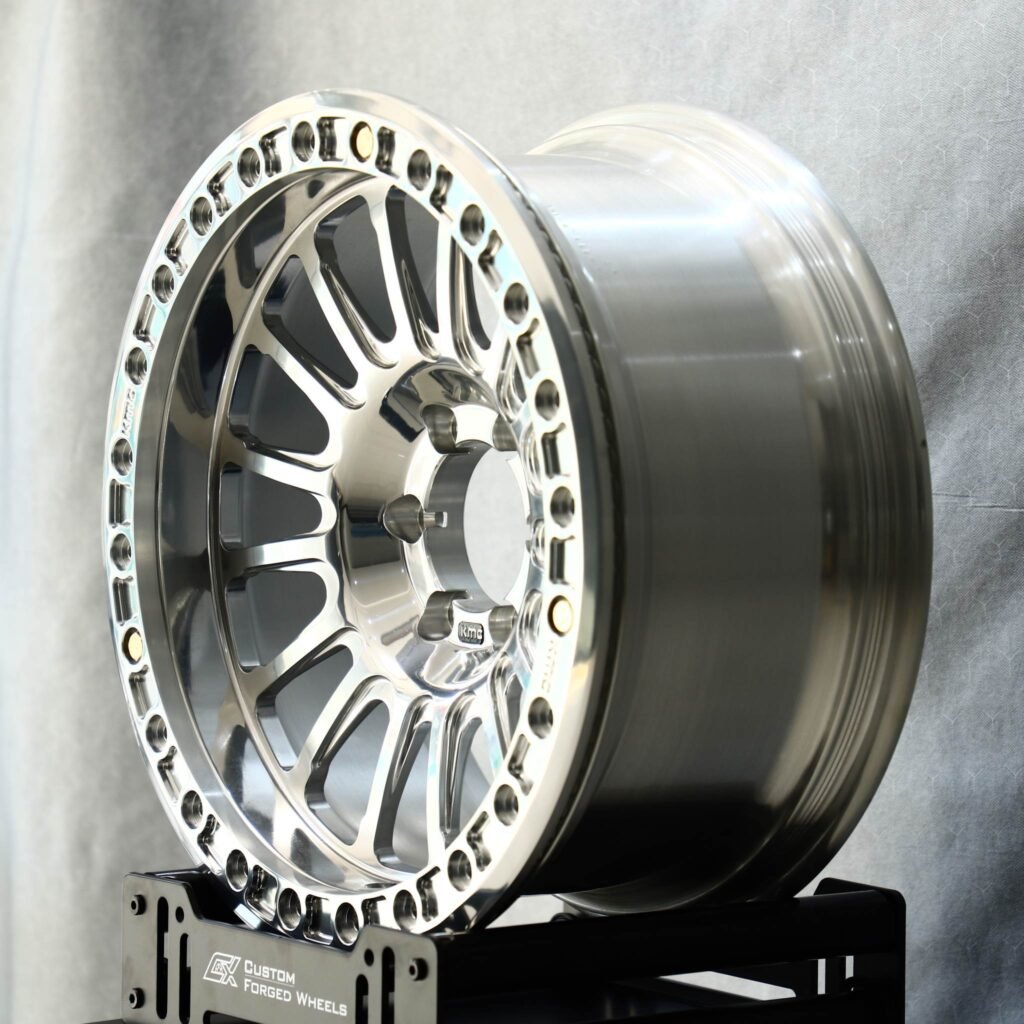 6x135 wheels – Matte Black, side view