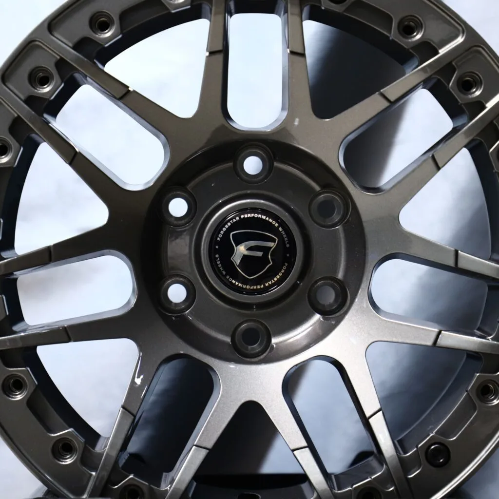 Toyota Tacoma wheels – Matte Black, lip and barrel detail