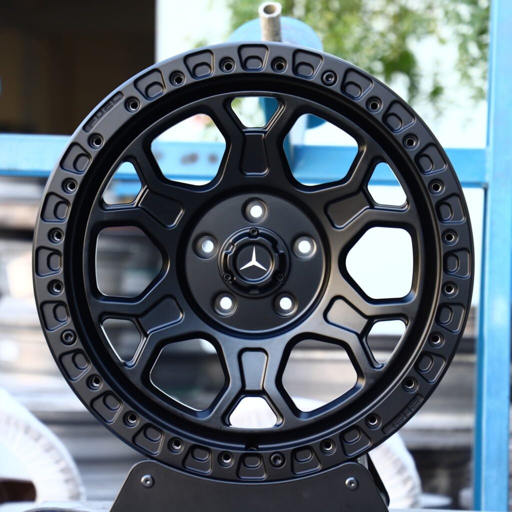Mercedes-Benz G-Class wheels – Matte Black Custom, front view