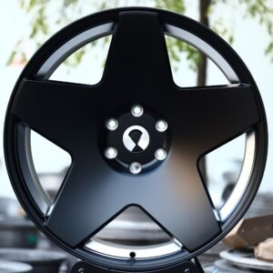 Toyota 4Runner / Tacoma Off-Road Forged Wheels – Matte Black 5-Star Dish (6-Lug)