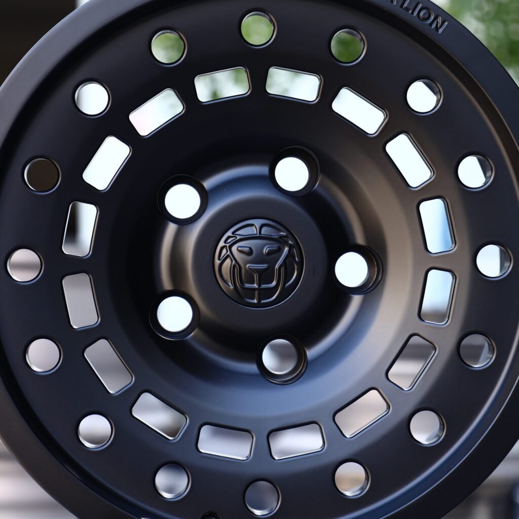 Matte Black Deep Lip Forged Wheels - Land Rover Defender / Land Rover Range Rover Fitment (5-Lug) view 4