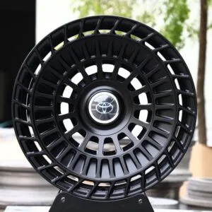 Toyota Tacoma Off-Road 6-Lug Forged Wheels – Matte Black Double-Ring Directional Milled