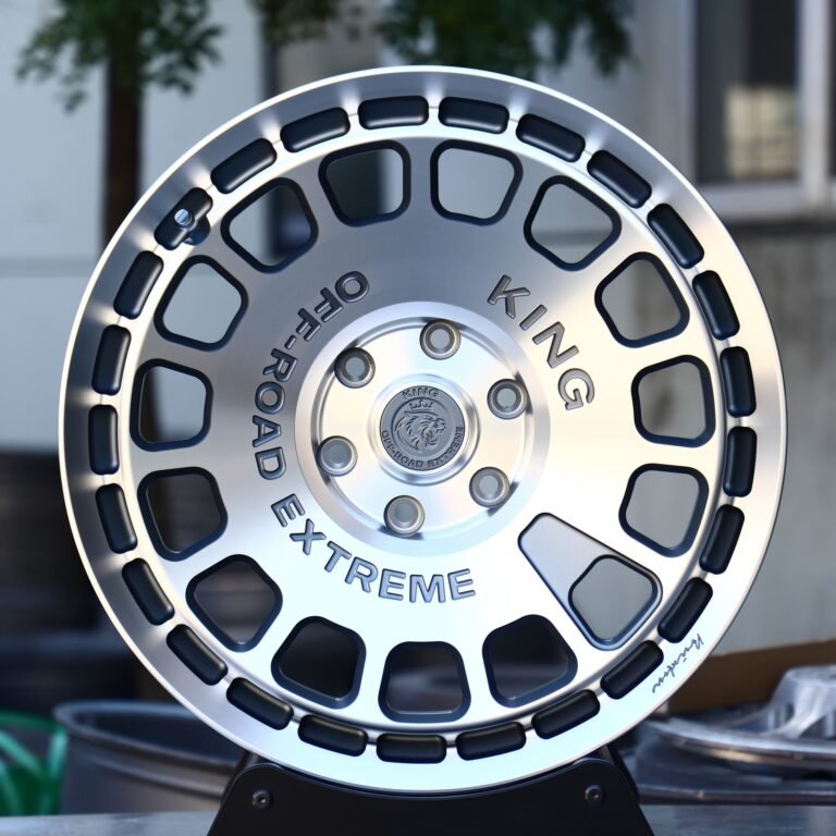 Ford F-150 wheels – Matte Black Full-Face Machined Face, front view
