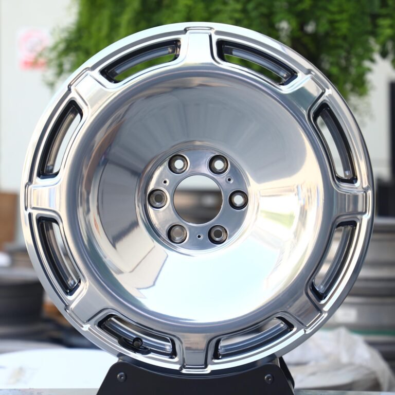 Ford F-150 wheels – Matte Black Full-Face, front view