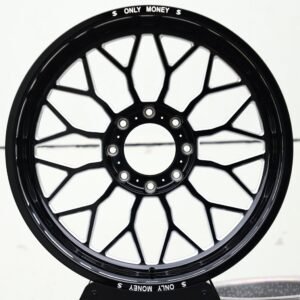 Ford F-250 Super Duty / Chevrolet Silverado 2500HD Off-Road Forged Wheels – Matte Black H-Type 12-Spoke (8-Lug)