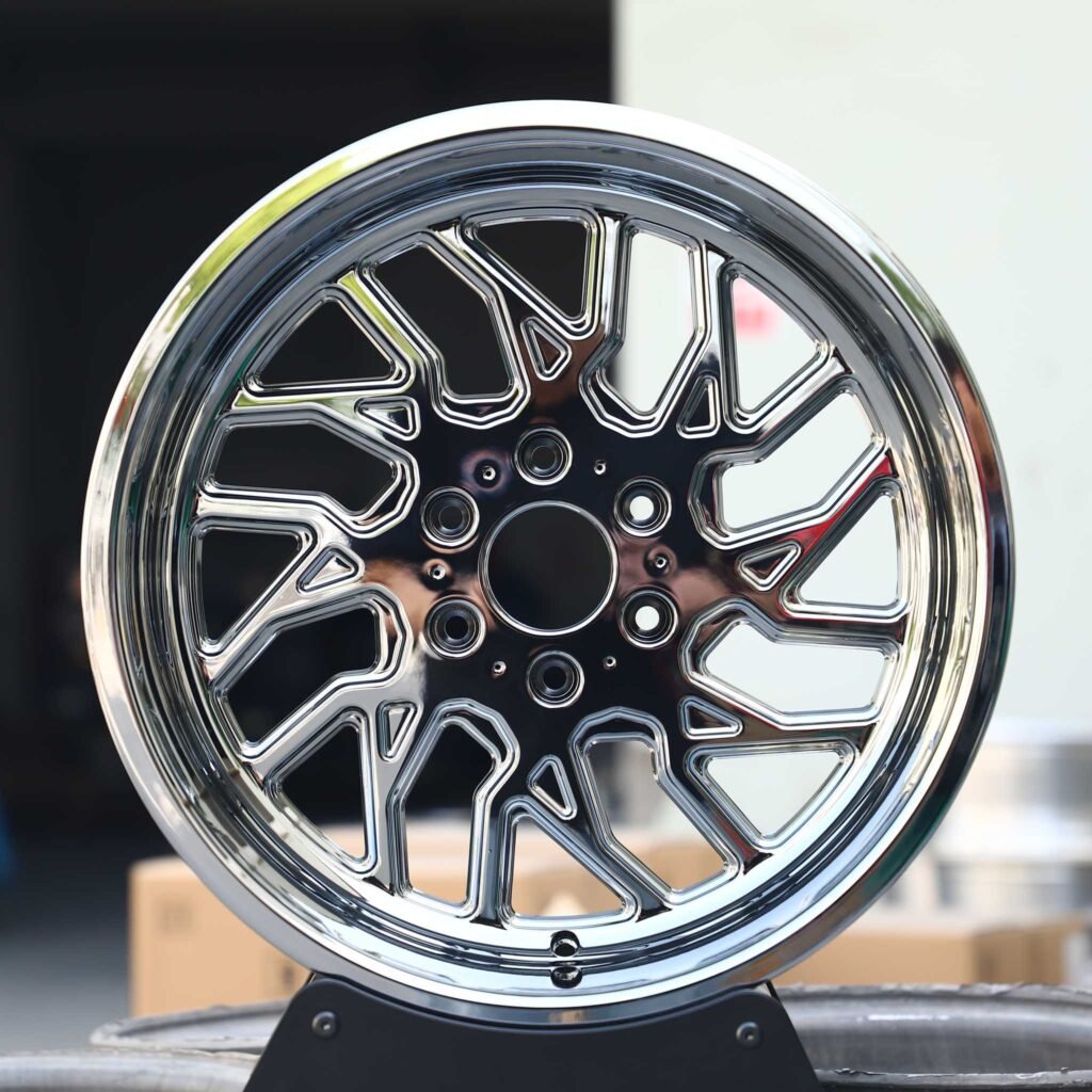 Ford F-150 wheels – Matte Black H-Type Spoke, front view