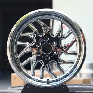 Ford F-150 / Chevrolet Silverado Off-Road 6-Lug Forged Wheels – Polished / Black H-Type Spoke