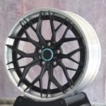 Audi A6 / Mercedes-Benz E-Class Forged Wheels – Gloss Black Multi-Spoke Polished Lip 2-Piece