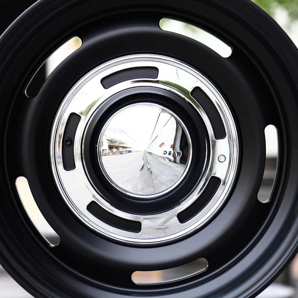 Matte Black Semi-Full-Face Forged Wheels - Jeep Wrangler / Toyota Land Cruiser Fitment (5-Lug) – Design 2 view 4