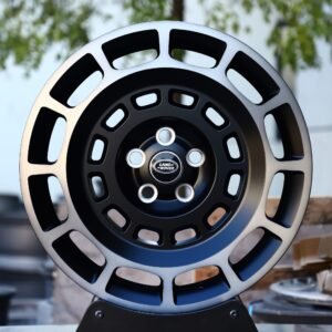 Matte Black Semi-Full-Face Forged Wheels – Land Rover Defender / Land Rover Range Rover Fitment (5-Lug)