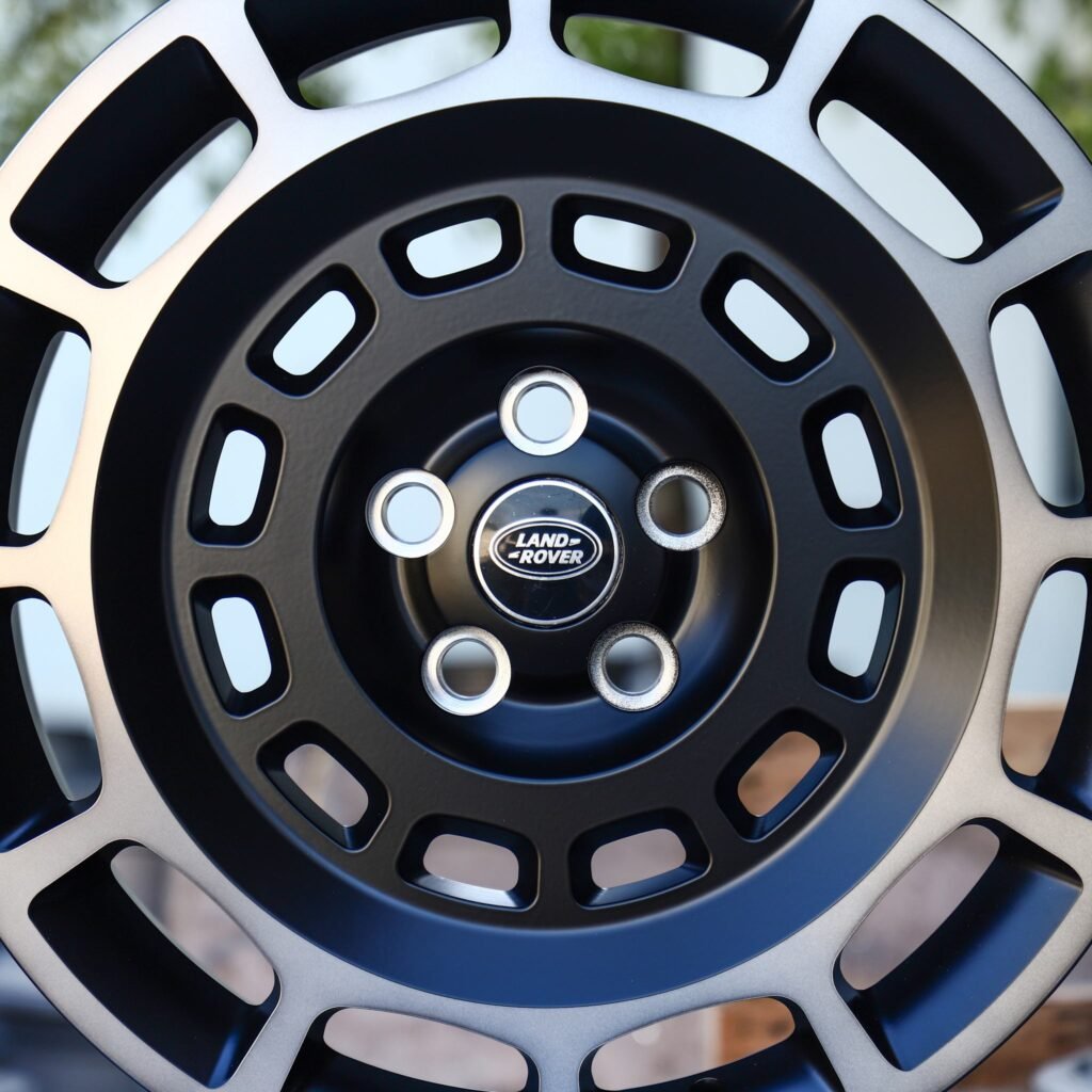 Matte Black Semi-Full-Face Forged Wheels - Land Rover Defender / Land Rover Range Rover Fitment (5-Lug) view 4