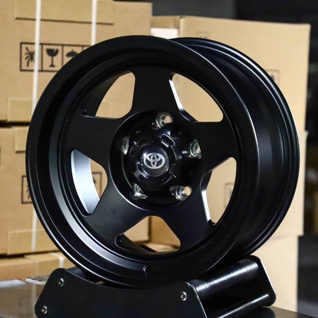 Matte Black Semi-Full-Face Forged Wheels - Toyota Tacoma Fitment (6-Lug) view 2