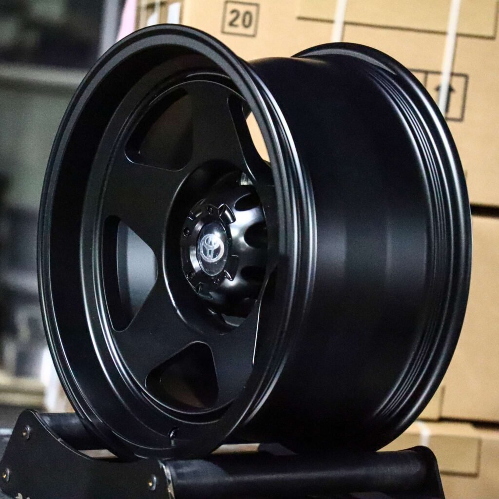 Matte Black Semi-Full-Face Forged Wheels - Toyota Tacoma Fitment (6-Lug) view 3