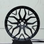 Audi A6 / BMW 5 Series Forged Wheels – Matte Black Split-Spoke