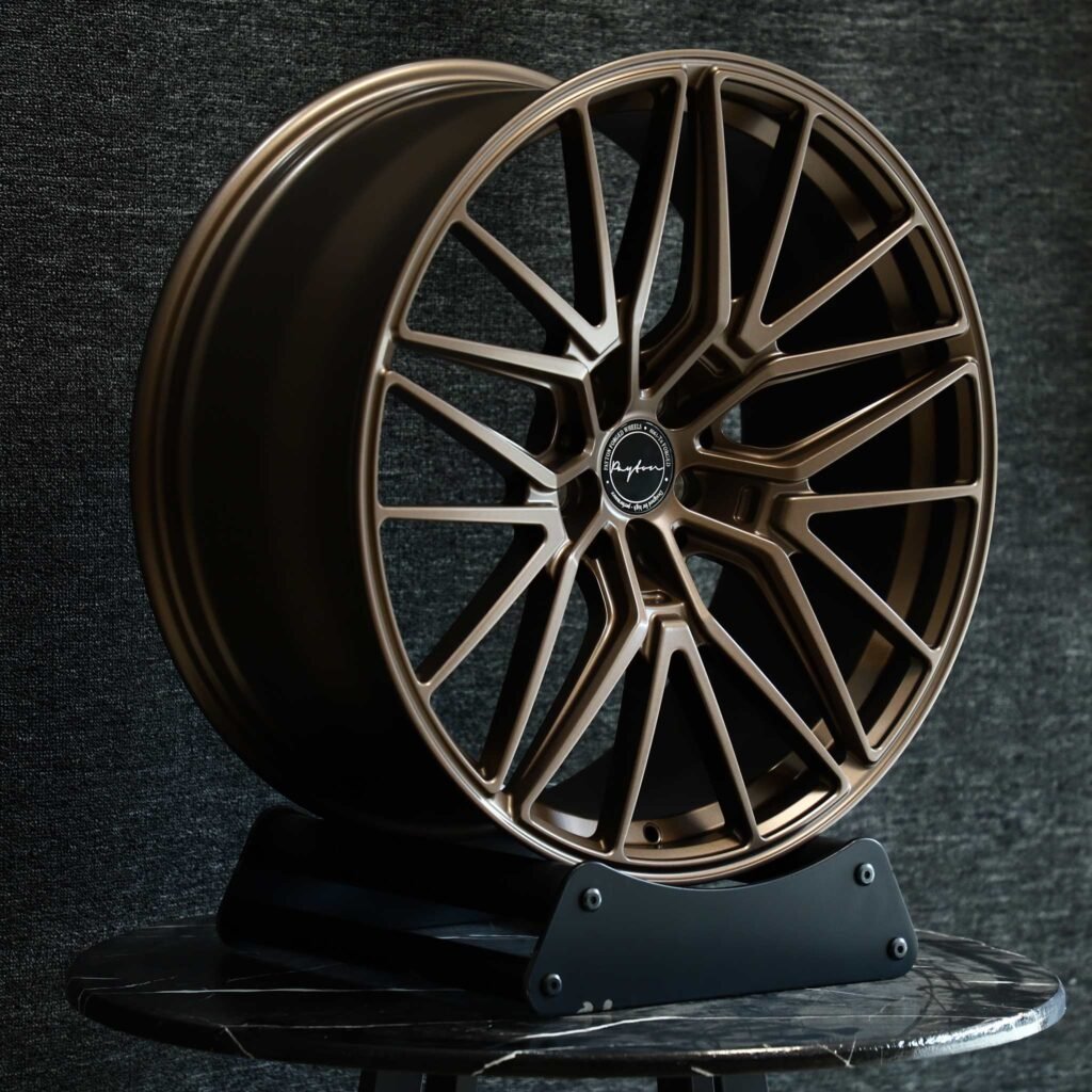 Audi A5 wheels – Matte Bronze Petal, angled view