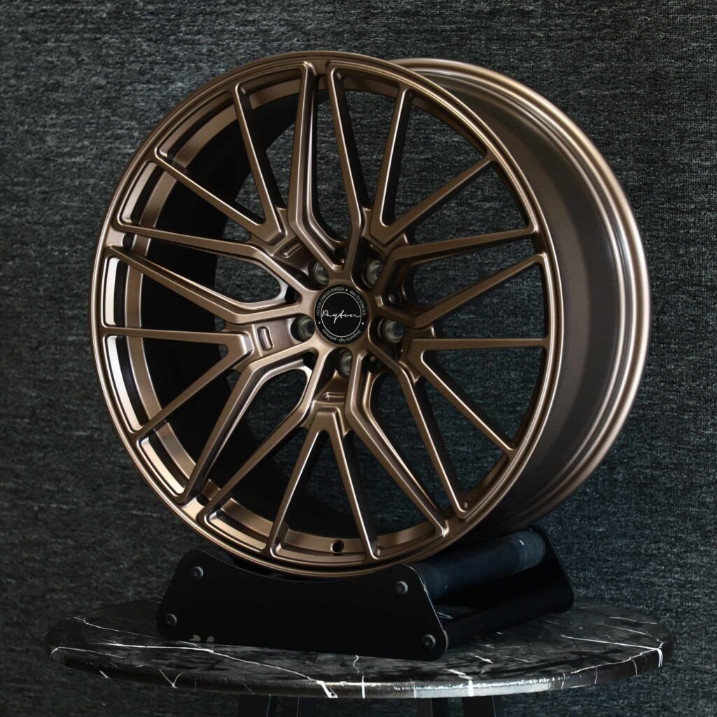 5x114.3 wheels – Matte Bronze Petal, side view