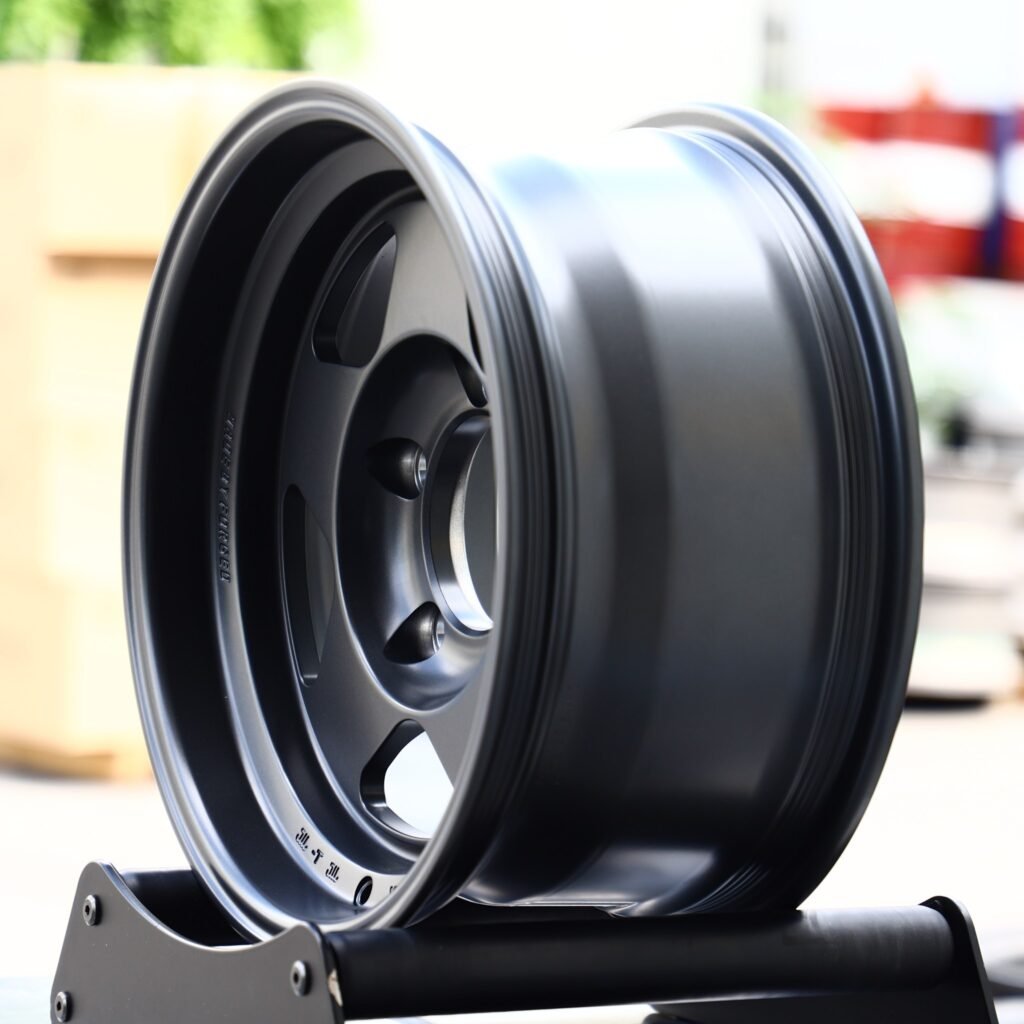 Matte Gray / Gray 5-Spoke Deep Lip Forged Wheels - Audi A6 / BMW 5 Series Fitment (5-Lug) view 2