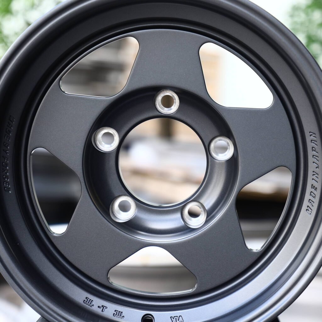 Matte Gray / Gray 5-Spoke Deep Lip Forged Wheels - Audi A6 / BMW 5 Series Fitment (5-Lug) view 3