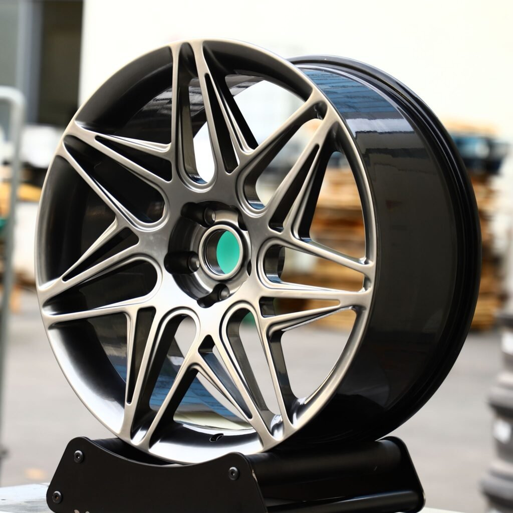 Matte Gunmetal 5-Star Split Spoke Forged Wheels - BMW M3 / Audi RS5 Fitment (5-Lug) view 2