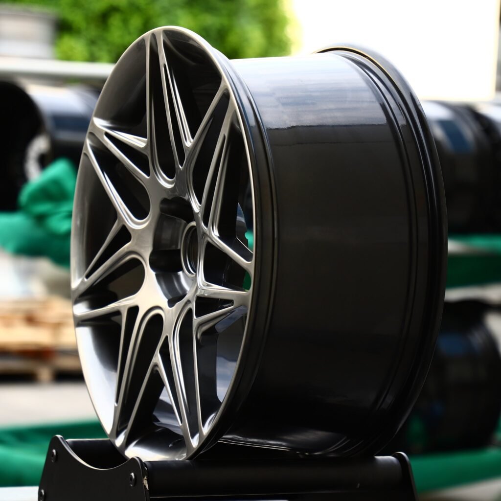 Matte Gunmetal 5-Star Split Spoke Forged Wheels - BMW M3 / Audi RS5 Fitment (5-Lug) view 3
