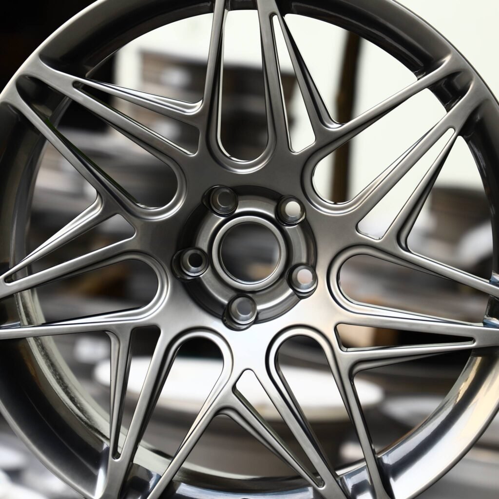 Matte Gunmetal 5-Star Split Spoke Forged Wheels - BMW M3 / Audi RS5 Fitment (5-Lug) view 4