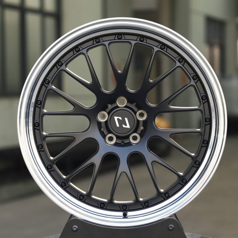 Audi R8 wheels – Matte Silver 10-Spoke Riveted Deep Lip, front view