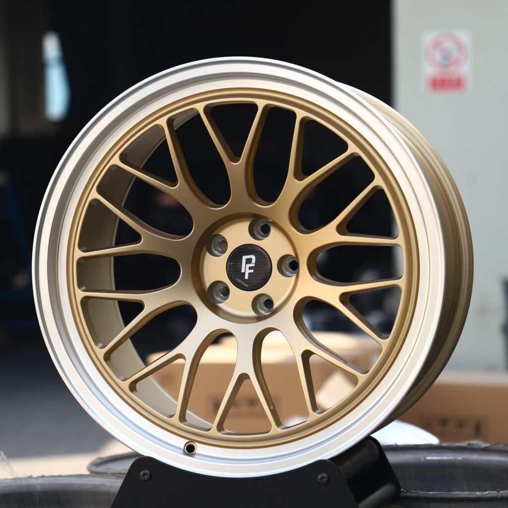 BMW M3 wheels – Matte Silver 10 Y-Spoke Deep Lip, angled view