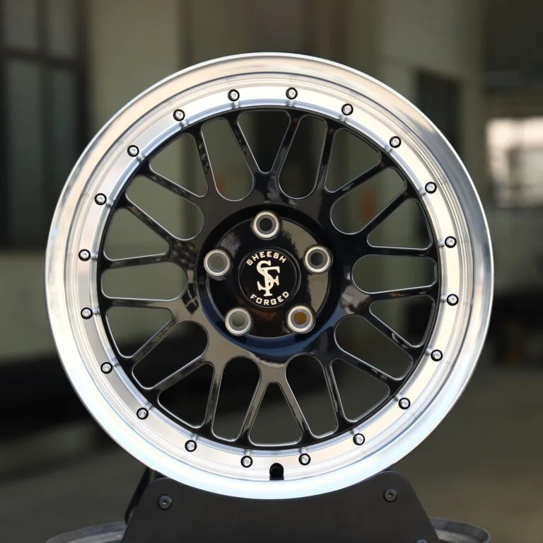 Porsche 911 wheels – Matte Silver 10 Y-Spoke Deep Lip Riveted, front view