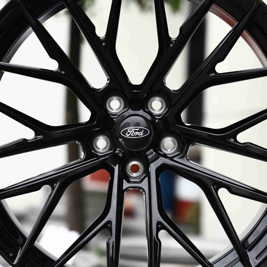 Tesla Model 3 wheels – Matte Silver 10 Y-Spoke, lip and barrel detail