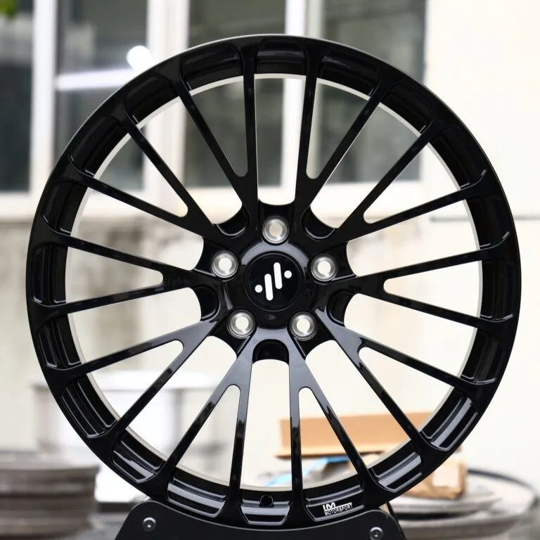 Dodge Challenger wheels – Matte Silver 10 Y-Spoke (Dodge OEM-Style), front view