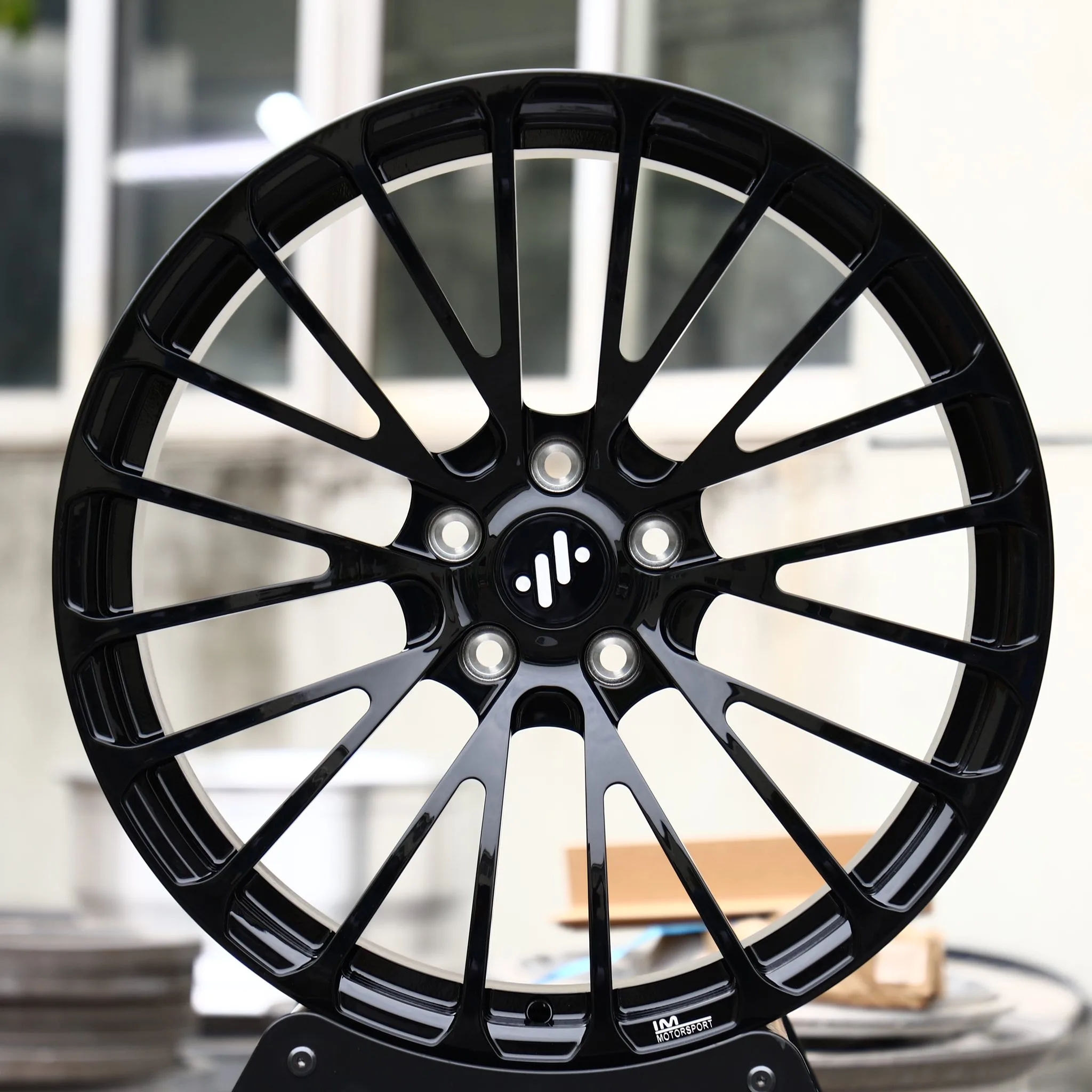 Dodge Challenger wheels – Matte Silver 10 Y-Spoke (Dodge OEM-Style), front view