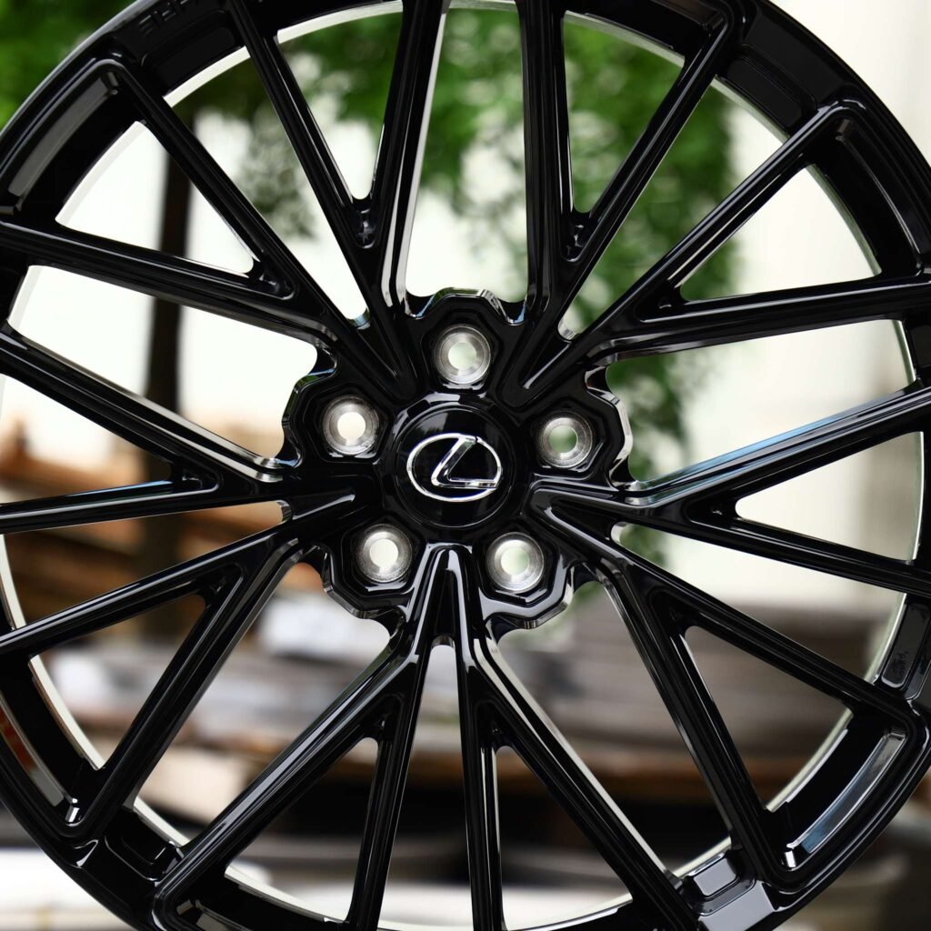 5x114.3 wheels – Matte Silver 10 Y-Spoke, side view